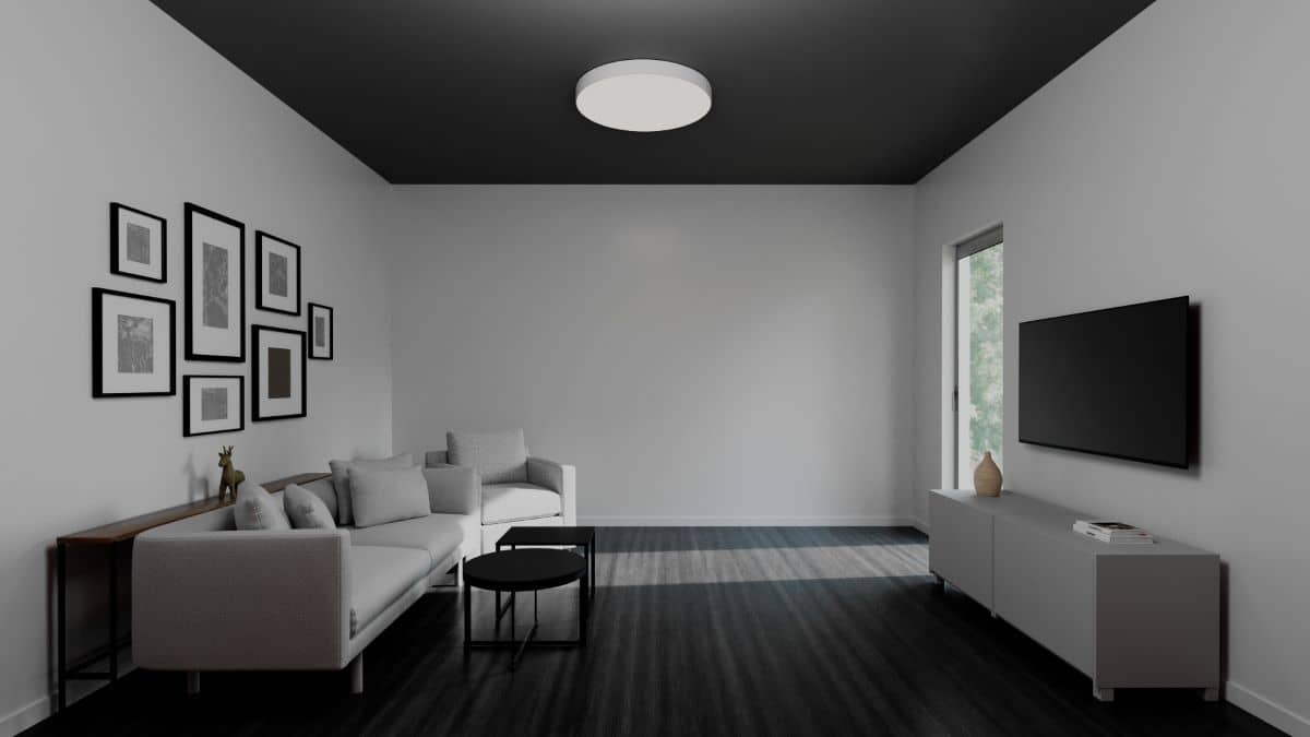 Wohnzimmer_dunkle Decke+Streifen_Anna Saß