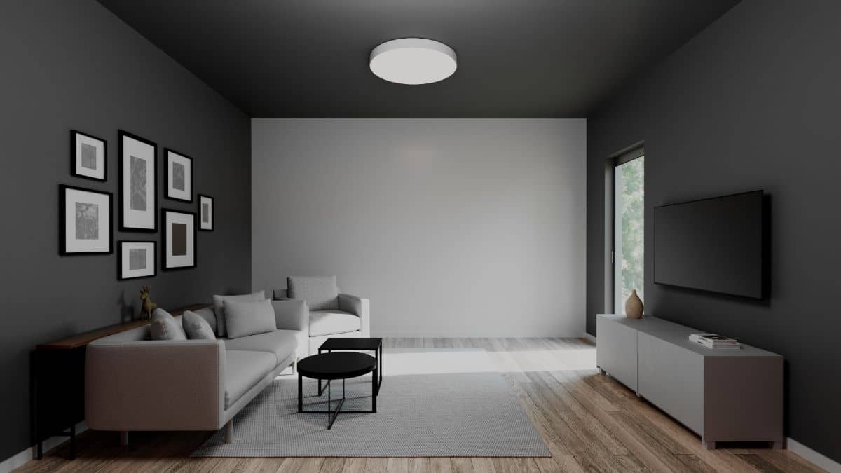 Wohnzimmer_Dunkle Wände + Dunkle Decke_Anna Saß